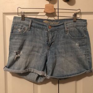 High Waisted Denim Shorts